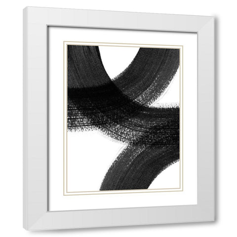 Formation II White Modern Wood Framed Art Print with Double Matting by Urban Road