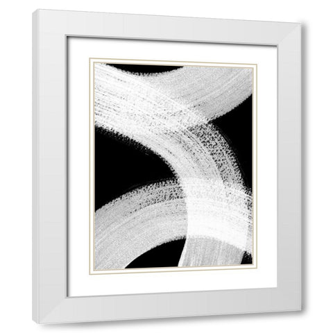 Provocation I White Modern Wood Framed Art Print with Double Matting by Urban Road