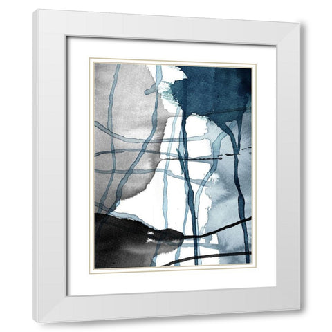 Eternal Winter White Modern Wood Framed Art Print with Double Matting by Urban Road
