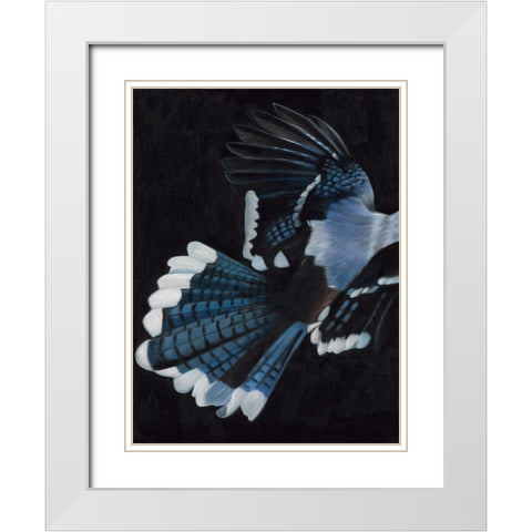 Perch White Modern Wood Framed Art Print with Double Matting by Urban Road