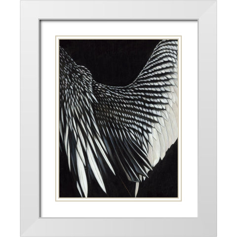 Motion White Modern Wood Framed Art Print with Double Matting by Urban Road