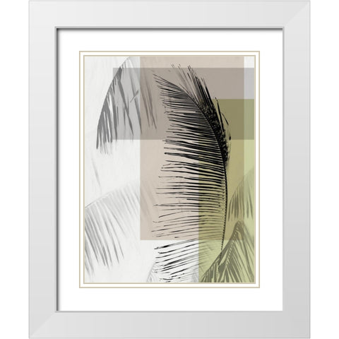 Plantation II White Modern Wood Framed Art Print with Double Matting by Urban Road
