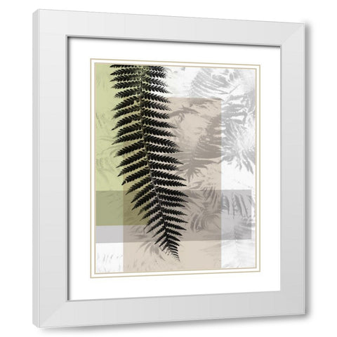Plantation III White Modern Wood Framed Art Print with Double Matting by Urban Road