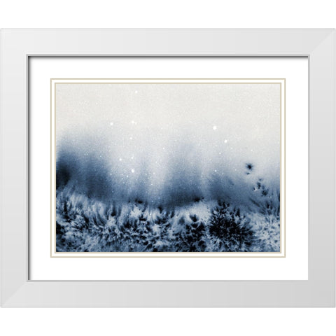 Sirius White Modern Wood Framed Art Print with Double Matting by Urban Road