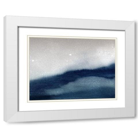 Antares White Modern Wood Framed Art Print with Double Matting by Urban Road
