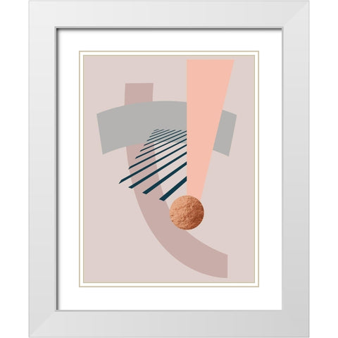 Subdivision Poster White Modern Wood Framed Art Print with Double Matting by Urban Road