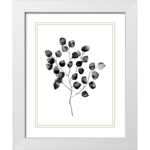 Silver Dollar Black Poster White Modern Wood Framed Art Print with Double Matting by Urban Road