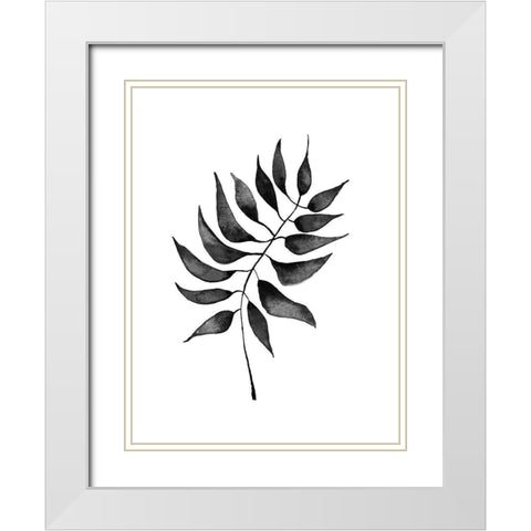Oak Black Poster White Modern Wood Framed Art Print with Double Matting by Urban Road
