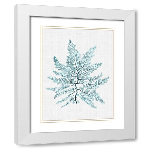 Bermuda Turquoise Poster White Modern Wood Framed Art Print with Double Matting by Urban Road