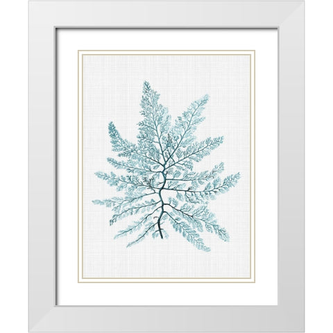 Bermuda Turquoise Poster White Modern Wood Framed Art Print with Double Matting by Urban Road