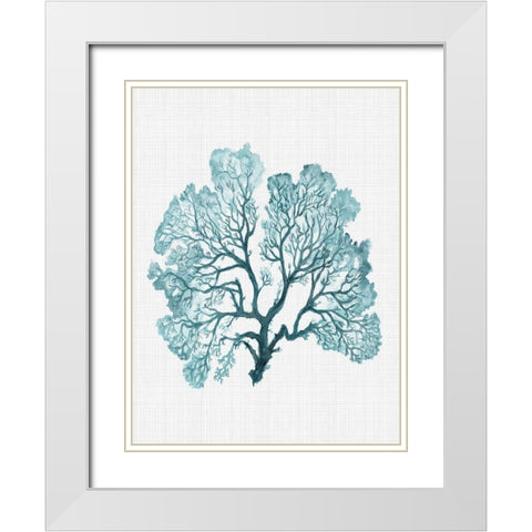 Jamaica Turquoise Poster White Modern Wood Framed Art Print with Double Matting by Urban Road