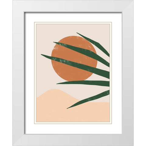 Sun Baked Poster White Modern Wood Framed Art Print with Double Matting by Urban Road
