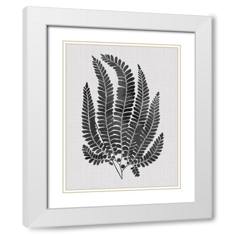 Maple Black Poster White Modern Wood Framed Art Print with Double Matting by Urban Road