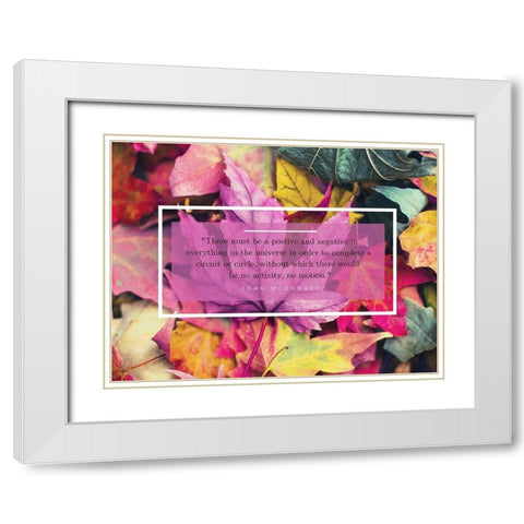 John Mcdonald Quote: Positive and Negative White Modern Wood Framed Art Print with Double Matting by ArtsyQuotes