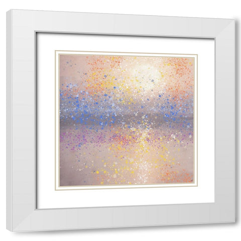 Lake Reflection VI White Modern Wood Framed Art Print with Double Matting by Wiley, Marta