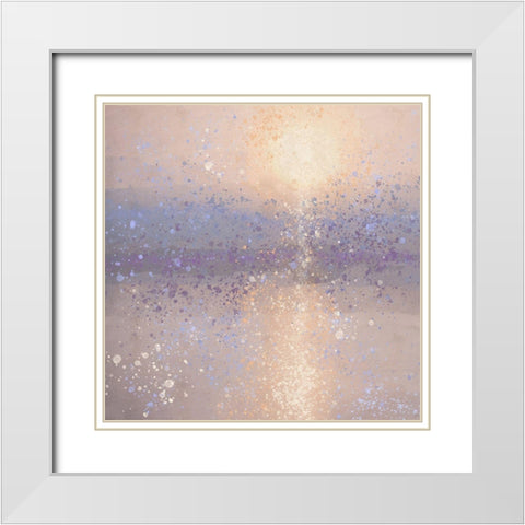 Lake Reflection VIII White Modern Wood Framed Art Print with Double Matting by Wiley, Marta