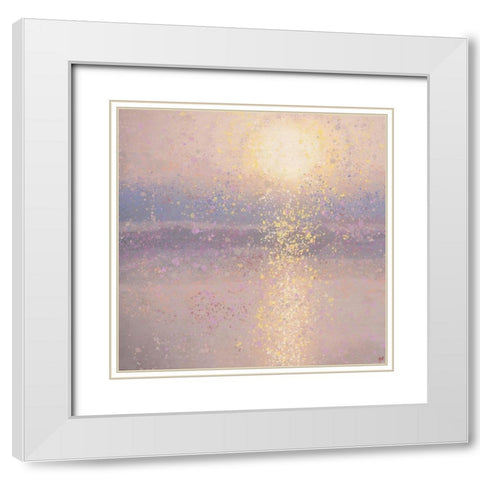 Lake Reflection VIIII White Modern Wood Framed Art Print with Double Matting by Wiley, Marta