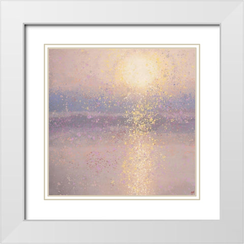 Lake Reflection VIIII White Modern Wood Framed Art Print with Double Matting by Wiley, Marta