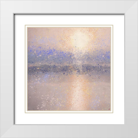 Lake Reflection X White Modern Wood Framed Art Print with Double Matting by Wiley, Marta