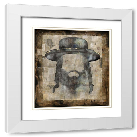 Orthodox Hat I White Modern Wood Framed Art Print with Double Matting by Wiley, Marta