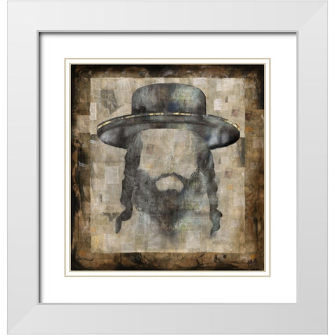 Orthodox Hat I White Modern Wood Framed Art Print with Double Matting by Wiley, Marta