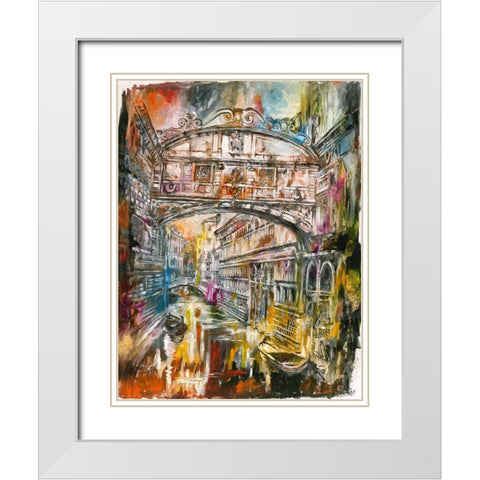 Italy IV White Modern Wood Framed Art Print with Double Matting by Wiley, Marta