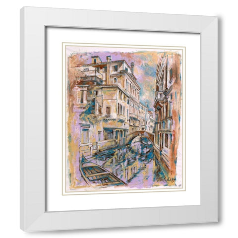 Beige, Italy White Modern Wood Framed Art Print with Double Matting by Wiley, Marta