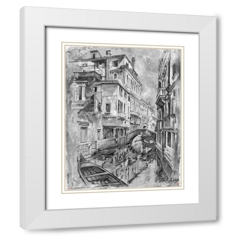 BandW Italy White Modern Wood Framed Art Print with Double Matting by Wiley, Marta