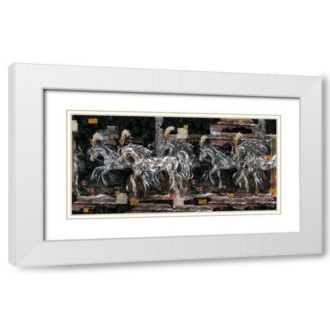 Pracer Horizontal White Modern Wood Framed Art Print with Double Matting by Wiley, Marta