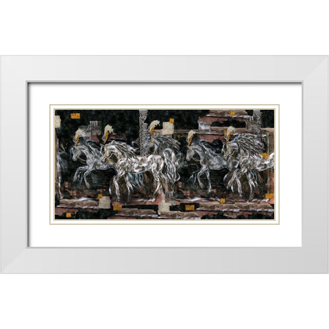 Pracer Horizontal White Modern Wood Framed Art Print with Double Matting by Wiley, Marta
