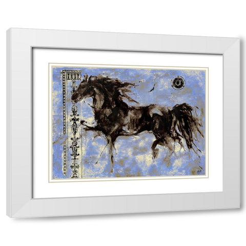 Lepa Zena XXVI White Modern Wood Framed Art Print with Double Matting by Wiley, Marta