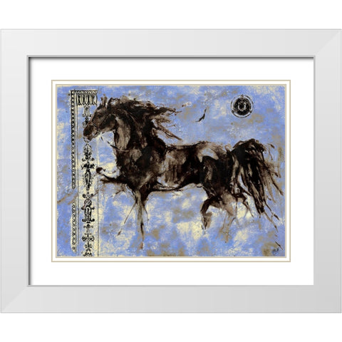 Lepa Zena XXVI White Modern Wood Framed Art Print with Double Matting by Wiley, Marta