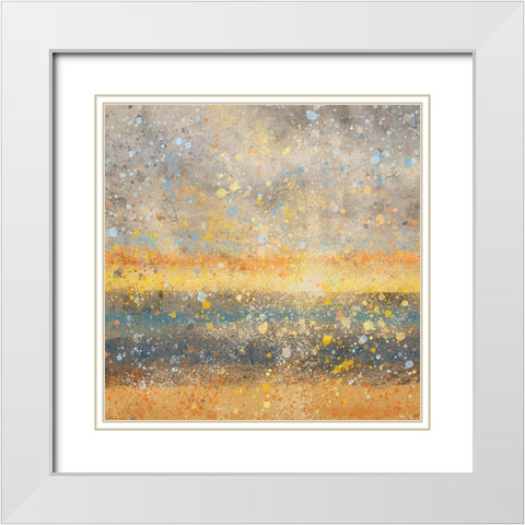 Magical Sun II White Modern Wood Framed Art Print with Double Matting by Wiley, Marta