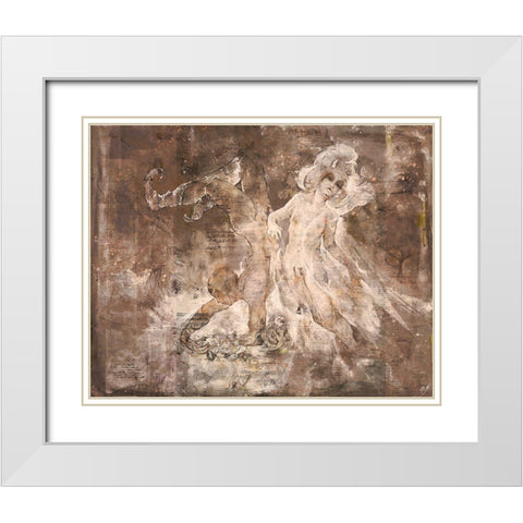 Shell boy IIII White Modern Wood Framed Art Print with Double Matting by Wiley, Marta