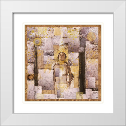 VictoryPhotoart IV White Modern Wood Framed Art Print with Double Matting by Wiley, Marta