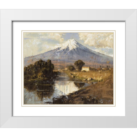 Popo, Mexicio White Modern Wood Framed Art Print with Double Matting by Wiley, Marta