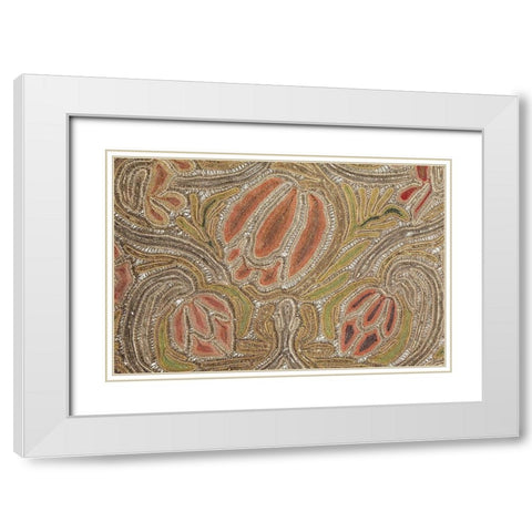 Needle Lace Flowers White Modern Wood Framed Art Print with Double Matting by Unknown 17th Century European Needleworker