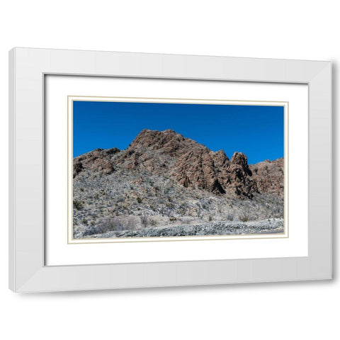 Scenery in Big Bend National Park, TX White Modern Wood Framed Art Print with Double Matting by Highmith, Carol