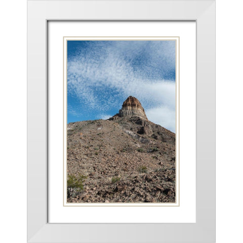 Scenery in Big Bend National Park, TX White Modern Wood Framed Art Print with Double Matting by Highmith, Carol