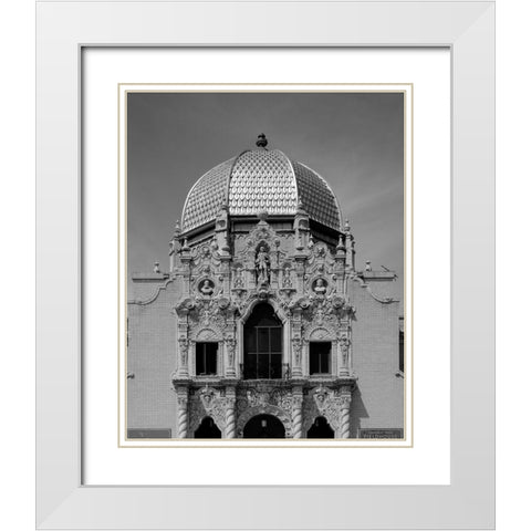 Garfield Park Golden Dome Fieldhouse Chicago Illinois White Modern Wood Framed Art Print with Double Matting by Highsmith, Carol
