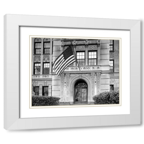 Gold Coast neighborhood Chicago Illinois White Modern Wood Framed Art Print with Double Matting by Highsmith, Carol