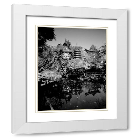 Japanese Tea Garden at Golden Gate Park San Francisco California White Modern Wood Framed Art Print with Double Matting by Highsmith, Carol