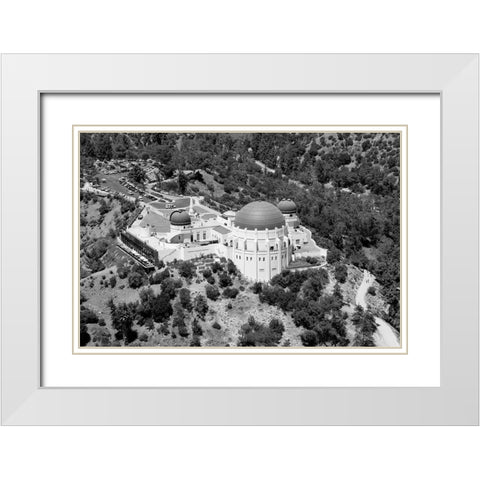 Griffith Observatory in Los Angeles California White Modern Wood Framed Art Print with Double Matting by Highsmith, Carol