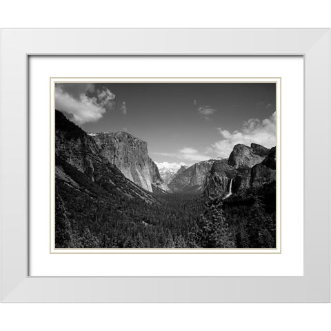 Yosemite Valley California White Modern Wood Framed Art Print with Double Matting by Highsmith, Carol