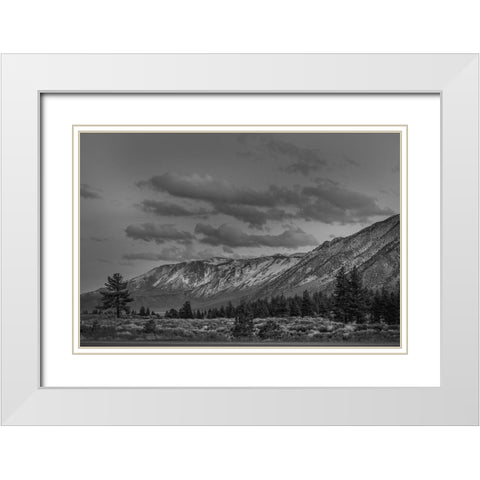 Mammoth Lakes California White Modern Wood Framed Art Print with Double Matting by Highsmith, Carol