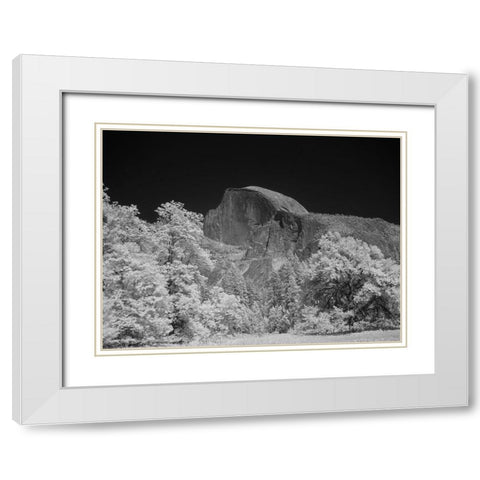 Half Dome in Yosemite National Park California White Modern Wood Framed Art Print with Double Matting by Highsmith, Carol