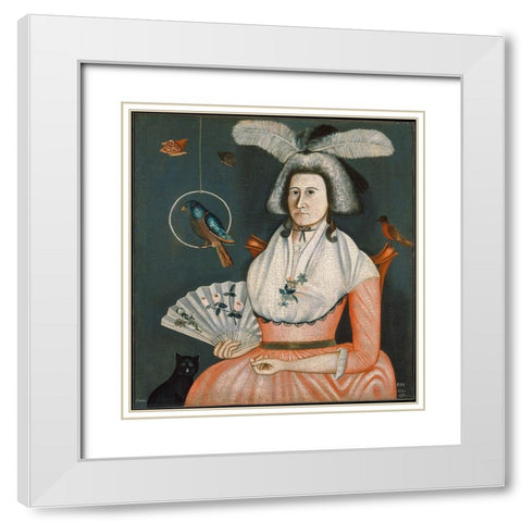 Molly Wales Fobes White Modern Wood Framed Art Print with Double Matting by Hathaway, Rufus