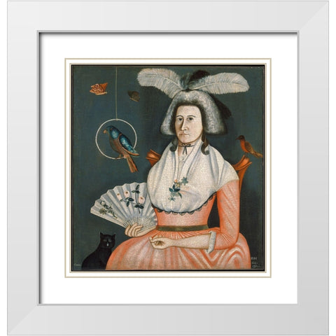 Molly Wales Fobes White Modern Wood Framed Art Print with Double Matting by Hathaway, Rufus