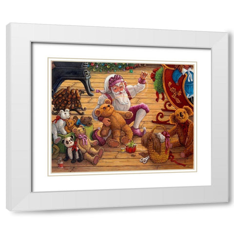 Countdown to Christmas II White Modern Wood Framed Art Print with Double Matting by Kruskamp, Janet