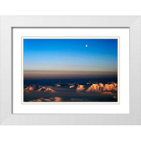 Back to the Arctic White Modern Wood Framed Art Print with Double Matting by NASA